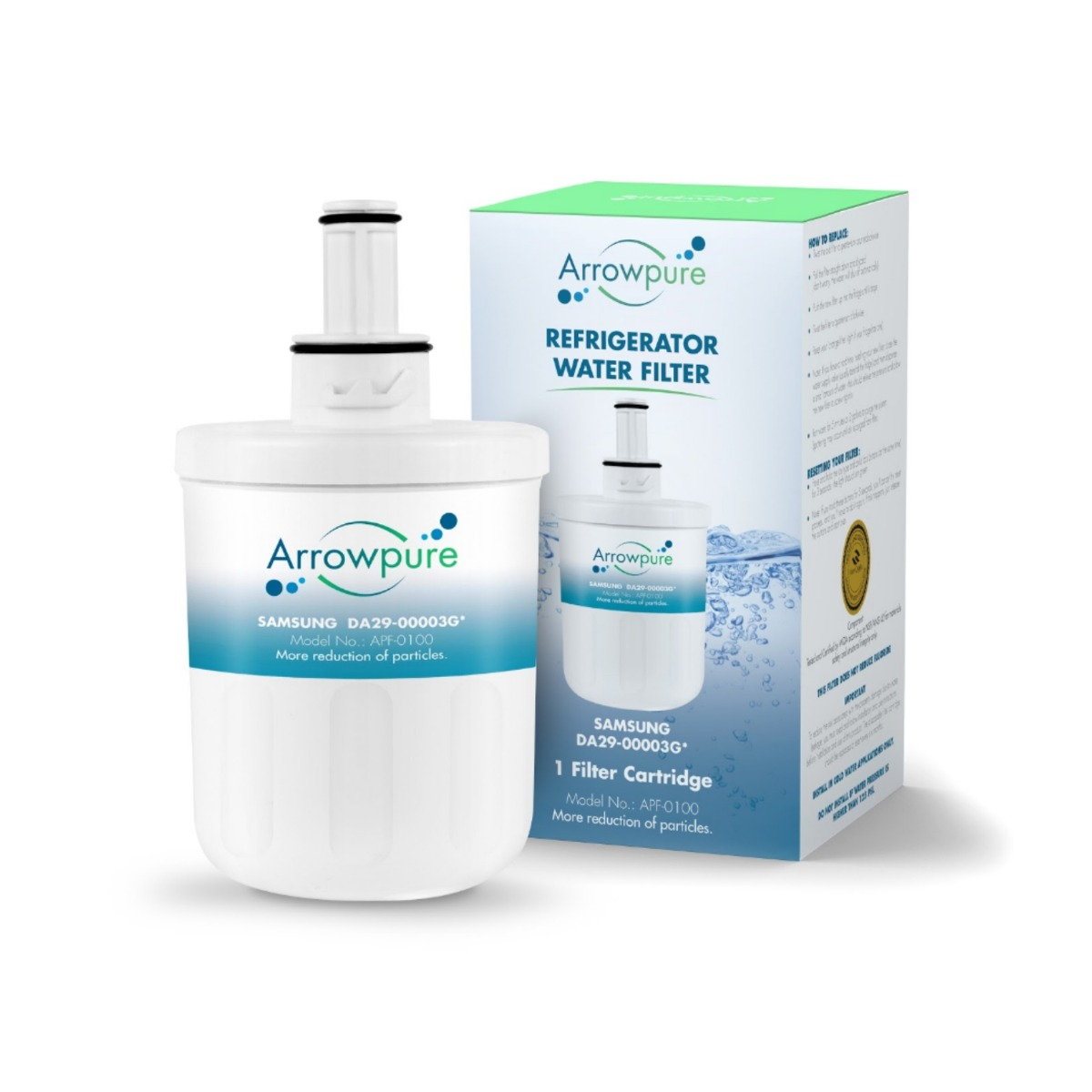Compatible Refrigerator Water Filter By Arrowpure APF-0100