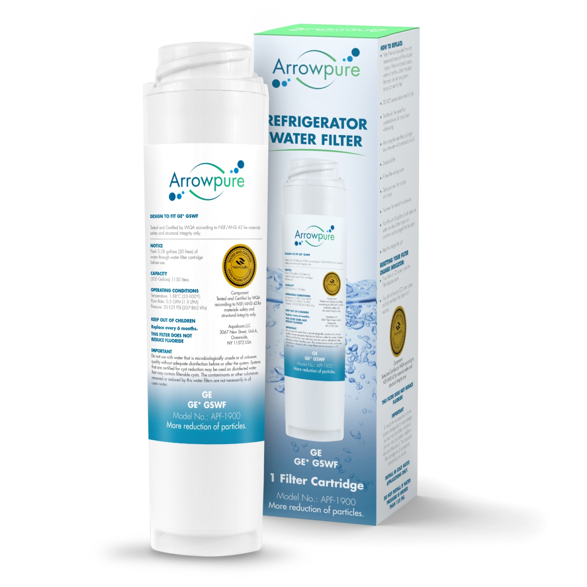 Arrowpure Refrigerator Water Filter Replacement APF-1900