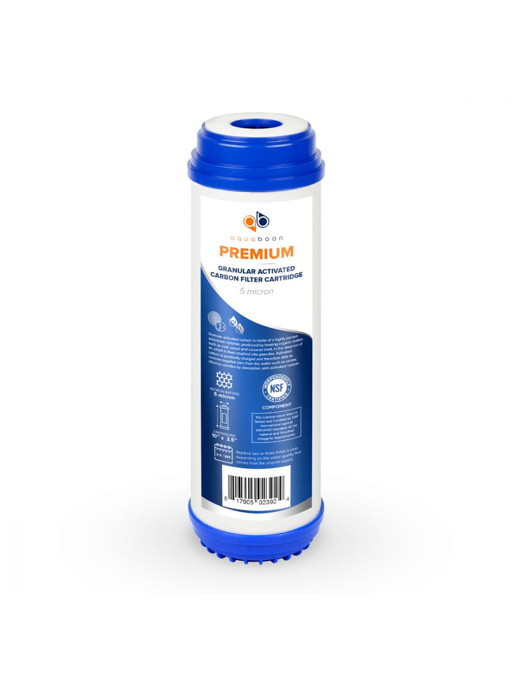 4 PACK Aqua-Pure AP117 Compatible GAC Water Filters Premium Carbon