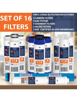 RFC Compatible with Dupont WFPFC5002 Whole House Sediment Filtration Aquaboon 4-Pack of 5 Micron 10 Sediment Water Filter Replacement Cartridge for Any Standard RO Unit Pentek DGD Series 