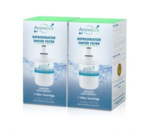 2 Pack Of Compatible Refrigerator Water Filter By Arrowpure APF-0100X2