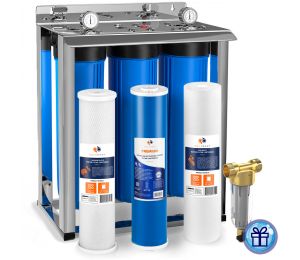 3-Stage 20" Whole House Water Treatment System by Aquaboon