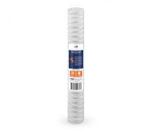1 Pack Of Aquaboon 5 Micron 20 x 2.5 Inch String Wound Sediment Water Filter Cartridge