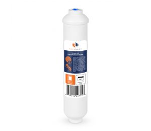 T33 Compatible 10x2 Inch. Inline Pre/Post Membrane Filter Cartridge by Aquaboon (Quick Connect Fitting) AB-T33Q