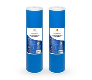 2 Pack Of Premium Aquaboon 5 Micron 20 x 4.5 Inch. GAC Water Filter Cartridge