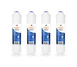 Aquaboon 4-Pack of Aquaboon Premium Inline Post/Carbon Polishing Water Filter Catridge Standard Size (Jaco Fiting) ABP-4T33J