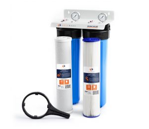 2-Stage 20" Aquaboon Whole House Water Filtration System