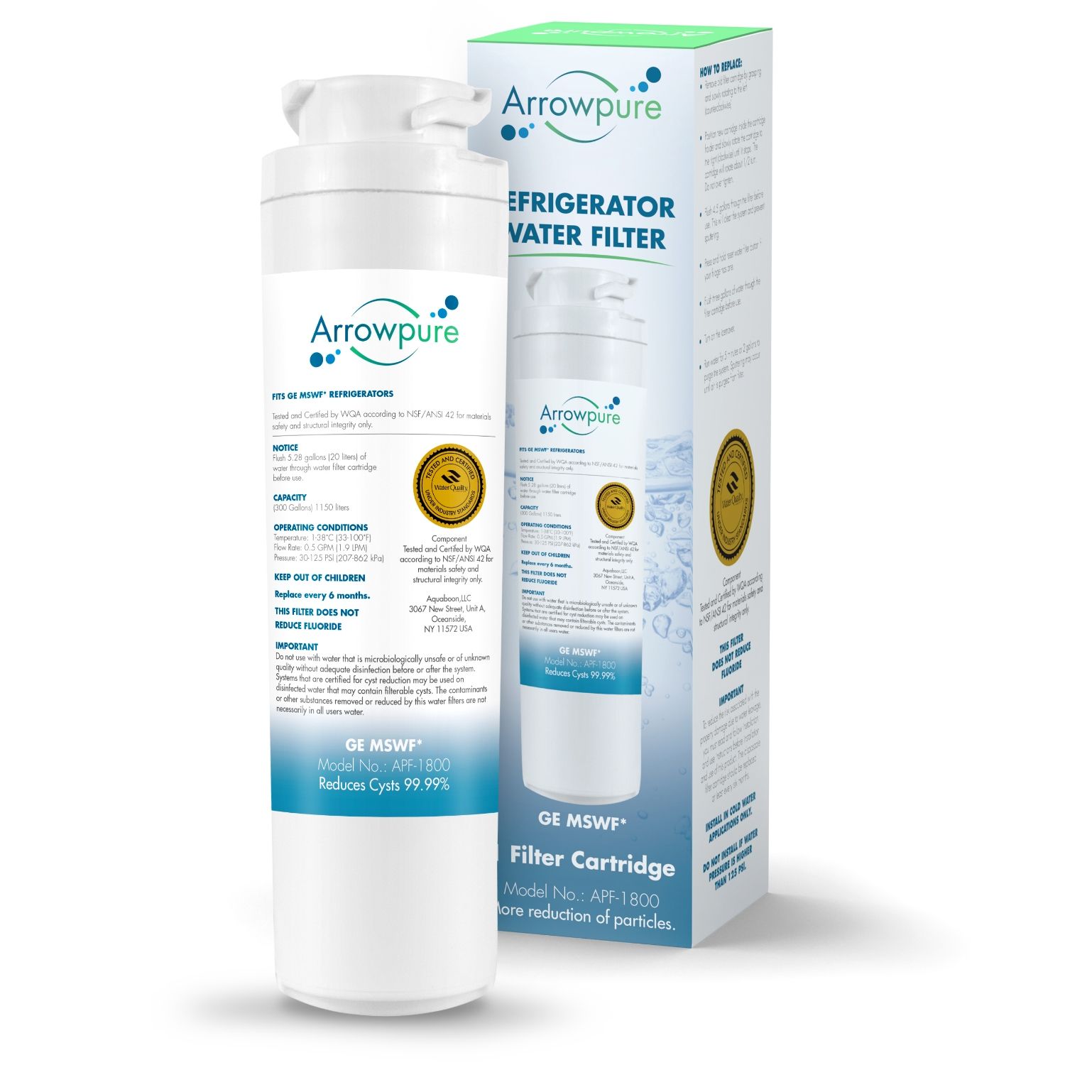 Arrowpure Refrigerator Water Filter Replacement APF-0300 — Buy at