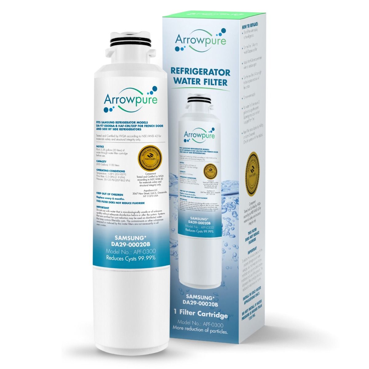 Arrowpure Refrigerator Water Filter Replacement APF-0300 — Buy at