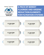 6 Pack Of Berkey Fluoride and Arsenic Reduction Elements