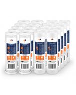 Replacement Set of 10 x 2.5 Inch Water Filter Cartridges by Aquaboon (20 PCS)