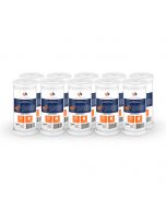 10 Pack Of Aquaboon 5 Micron 10 x 4.5 Inch. Carbon block Water Filter Cartridge