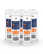 5 Pack Of Aquaboon 5 Micron 10 x 2.5 Inch. Carbon block Water Filter Cartridge