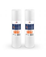 2 Pack Of Aquaboon 1 Micron 20 x 4.5 Inch Sediment Water Filter Cartridge