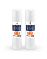 2 Pack Of Aquaboon 5 Micron 20 x 4.5 Inch Sediment Water Filter Cartridge