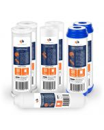 Replacement Set of 10 x 2.5 Inch Water Filter Cartridges by Aquaboon (7 PCS) AB-2C5M-2S5M-2G5M-1I