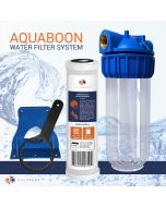 Aquaboon 10" Water Filtration System, Includes  Coconut Shell Carbon Filter