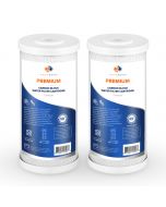 2 Pack Of Premium Aquaboon 5 Micron 10 x 4.5 Inch. Carbon block Water Filter Cartridge