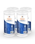 4 Pack Of Premium Aquaboon 5 Micron 10 x 4.5 Inch. Carbon block Water Filter Cartridge