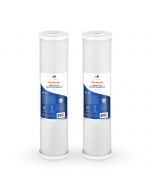 2 Pack Of Premium Aquaboon 5 Micron 20 x 4.5 Inch. Carbon block Water Filter Cartridge
