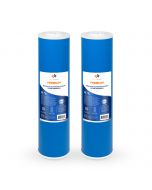 2 Pack Of Premium Aquaboon 5 Micron 20 x 4.5 Inch. GAC Water Filter Cartridge