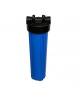 Aquaboon 20 x 4.5 Whole House Filter Housing With Pressure Release button (Housing Wrench and Connectors ARE NOT Included) AB-WH20BBE