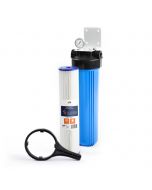 1-Stage 20" Whole House Water Filtration System by Aquaboon AB-WH20BB-1PL20BB5M