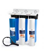 3-Stage 20" Whole House Water Filtration System by Aquaboon