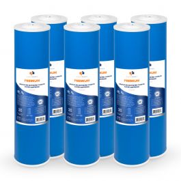 8 Filtri Acqua Sedimenti 5 Micron 20x4.5 Per Tutta Casa - Membrane Solutions