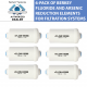 6 Pack Of Berkey Fluoride and Arsenic Reduction Elements
