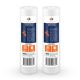 2 Pack Of Aquaboon 1 micron 10 x 2.5 Inch Sediment Water Filter Cartridge