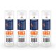 4 Pack Of Aquaboon 5 micron 10 x 2.5 Inch Sediment Water Filter Cartridge