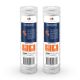 2 Pack Of Aquaboon 5 micron 10 x 2.5 Inch String Wound Sediment Water Filter Cartridge