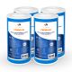4 Pack Of Premium Aquaboon 5 Micron 10 x 4.5 Inch. GAC Water Filter Cartridge ABP-4G10BB5M