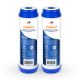 2 Pack Of Premium Aquaboon 5 Micron 10 x 2.5 Inch. GAC Water Filter Cartridge ABP-2G5M