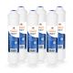 Aquaboon 6-Pack of Aquaboon Premium Inline Post/Carbon Polishing Water Filter Catridge Standard Size (Jaco Fiting) ABP-6T33J