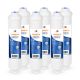 Aquaboon 6-Pack of Aquaboon Premium Inline Post/Carbon Polishing Water Filter Catridge Standard Size (Quick Connect Fiting) ABP-6T33Q
