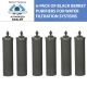 6 Pack Of Black Berkey Purifiers For Water Filtration Systems