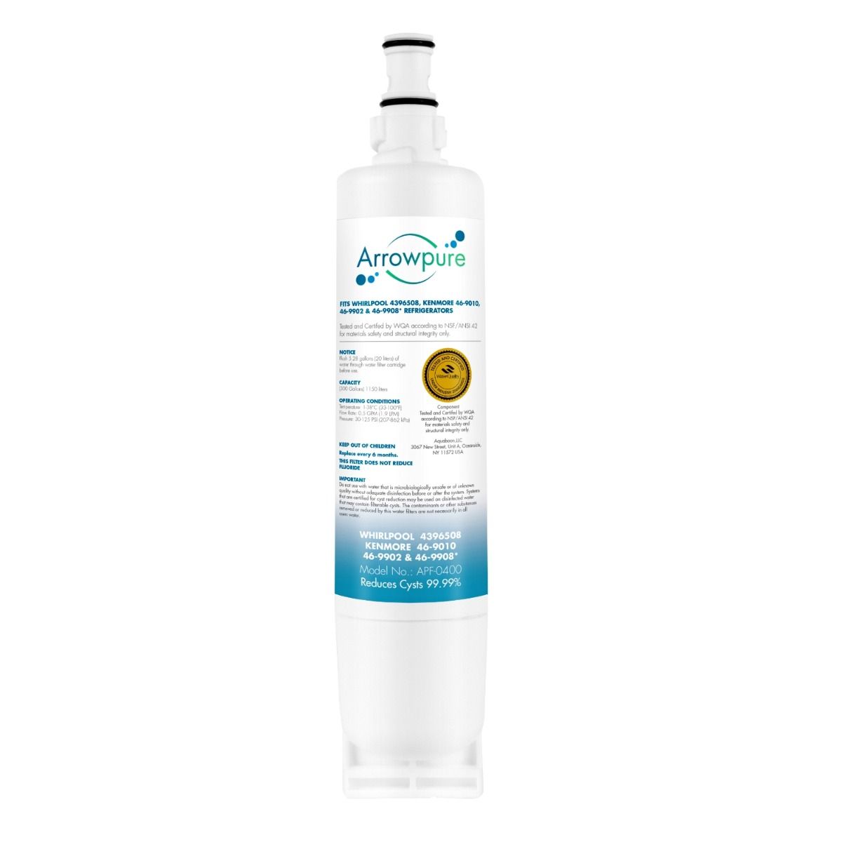 Compatible Refrigerator Water Filter By Arrowpure APF-0400
