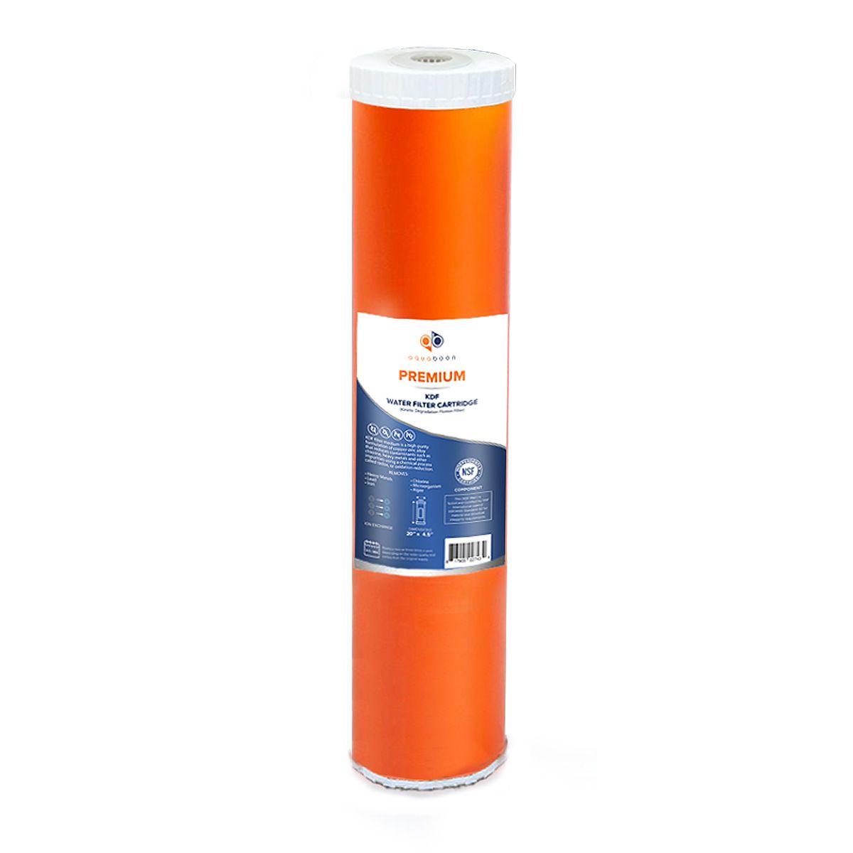 Whole House KDF 20 x 4.5 Inch. Big Blue Replacement Water Filter Cartridge