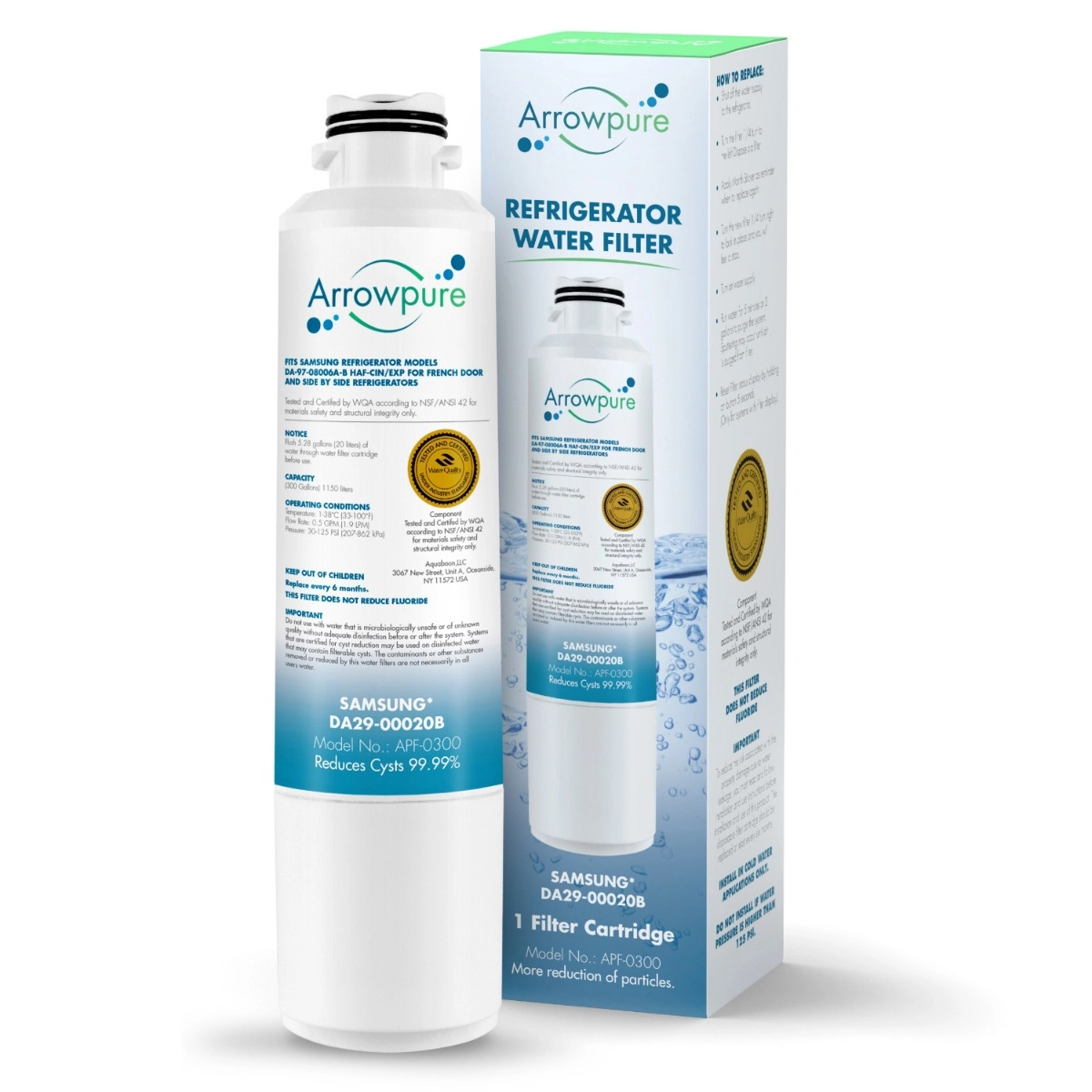 Arrowpure Refrigerator Water Filter Replacement APF-0300