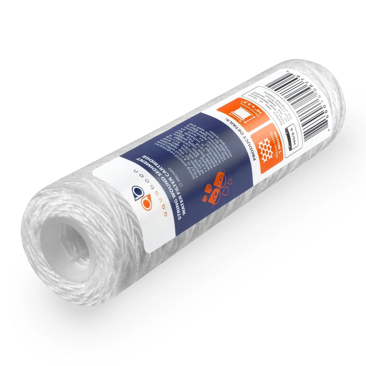 Quot;Membrane Solutions Water Filter Replacement, 5 Micron 10""x2.5"" String Wound, For Home Well