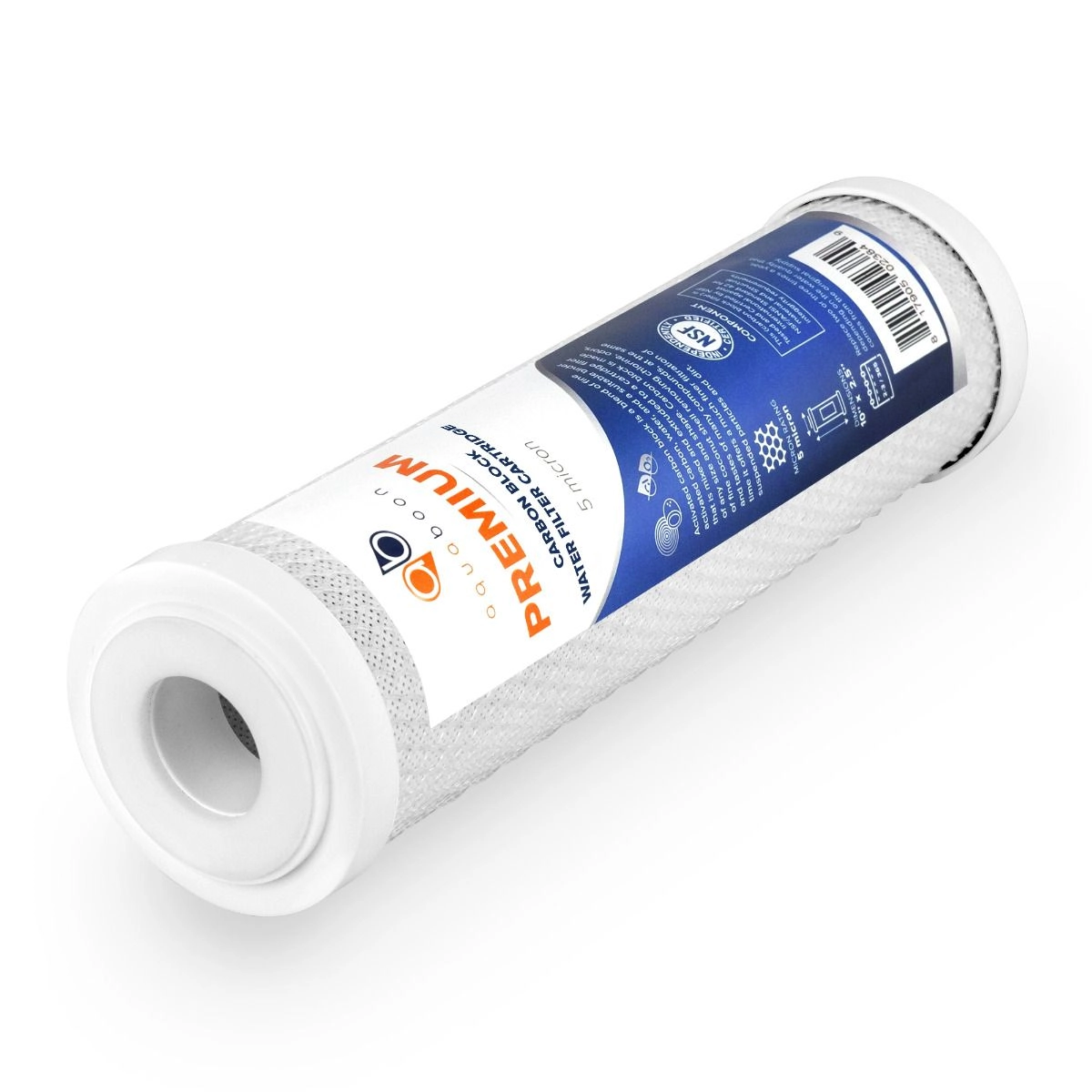 Blanco-kompatible Wasserfilterkartuschen – 5µm Kohleblock, 4er Pack, Für Trinkwassersysteme