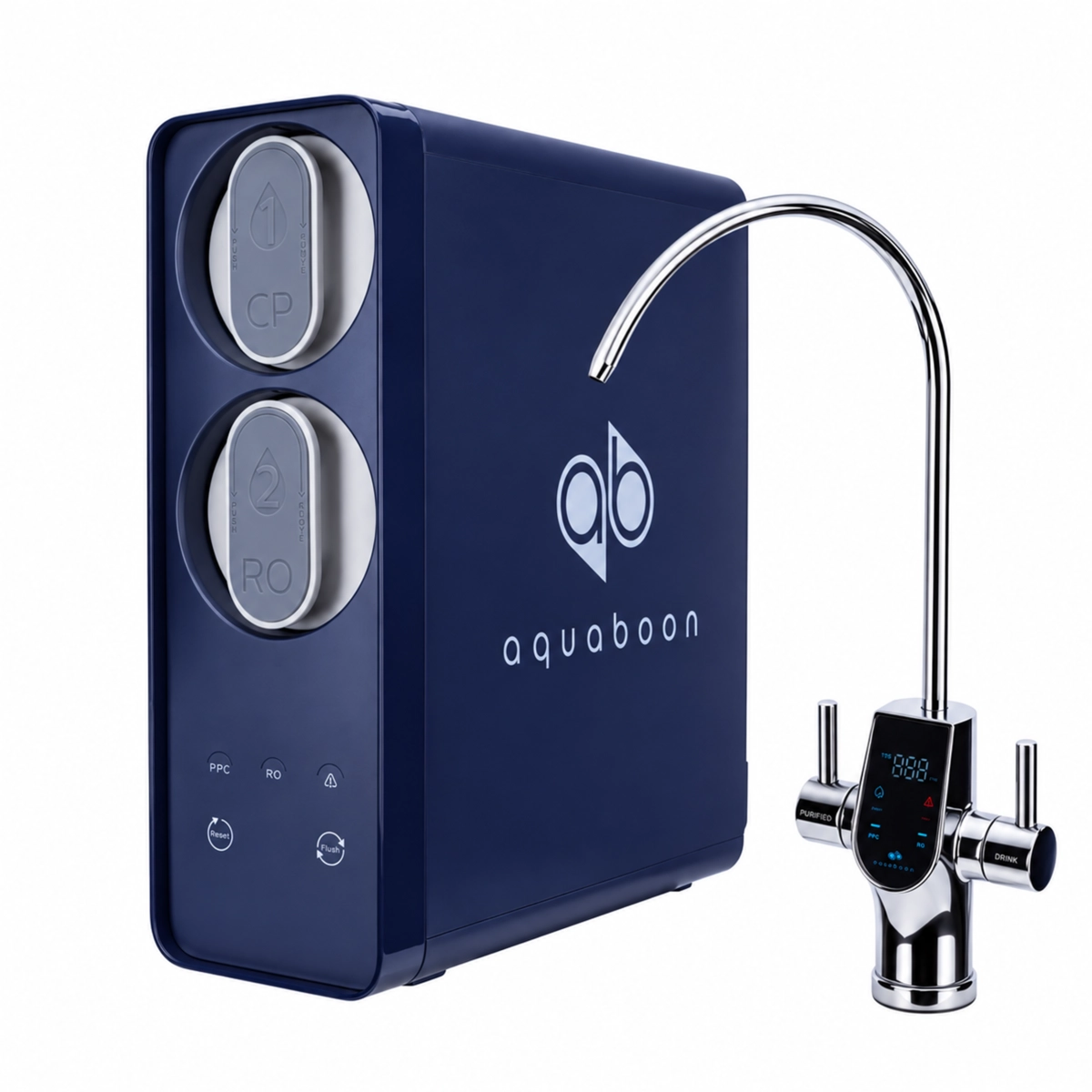 Tankless Reverse Osmosis System with 600GPM Membrane With Smart Chrome Finish Faucet